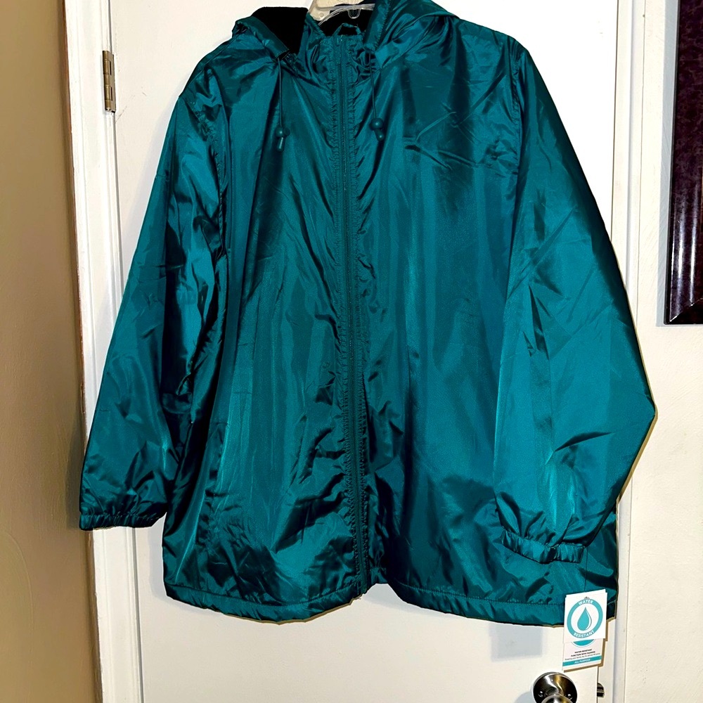 Totes Teal Jacket. Plus size Beautiful Teal color light weight jacket.